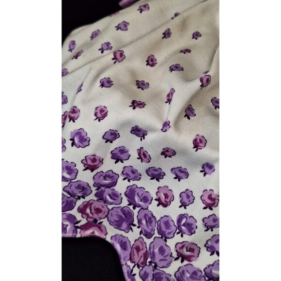 Vintage Doll Big Eyes Blue Southern Bell Dress Purple Lavender Needs TLC MCM - Picture 7 of 7